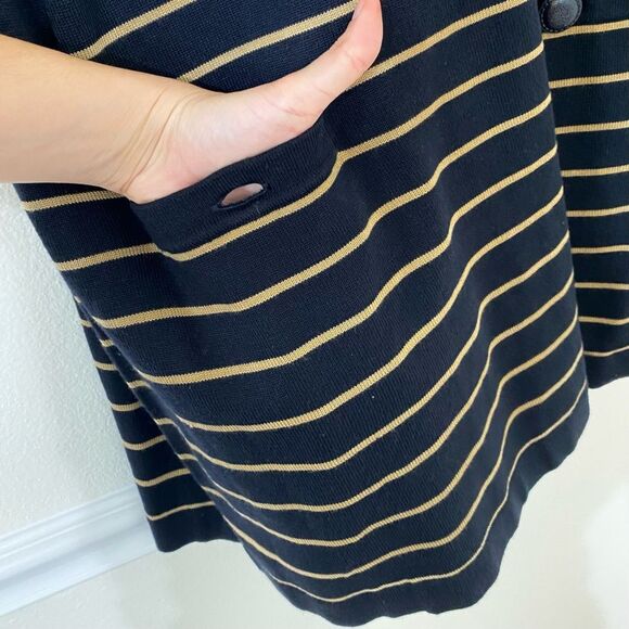 Jessica Howard Puff Sleeve Sweater Dress Striped Size XL - Picture 12 of 14